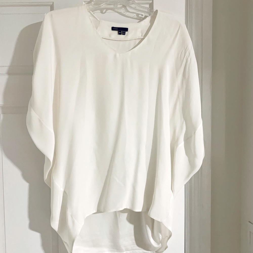 Vince silk white blouse